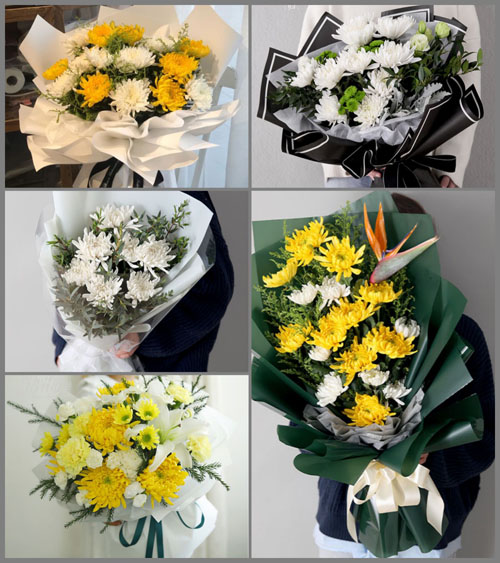 福建福州永泰县葛岭镇蒲边村白事花束代送